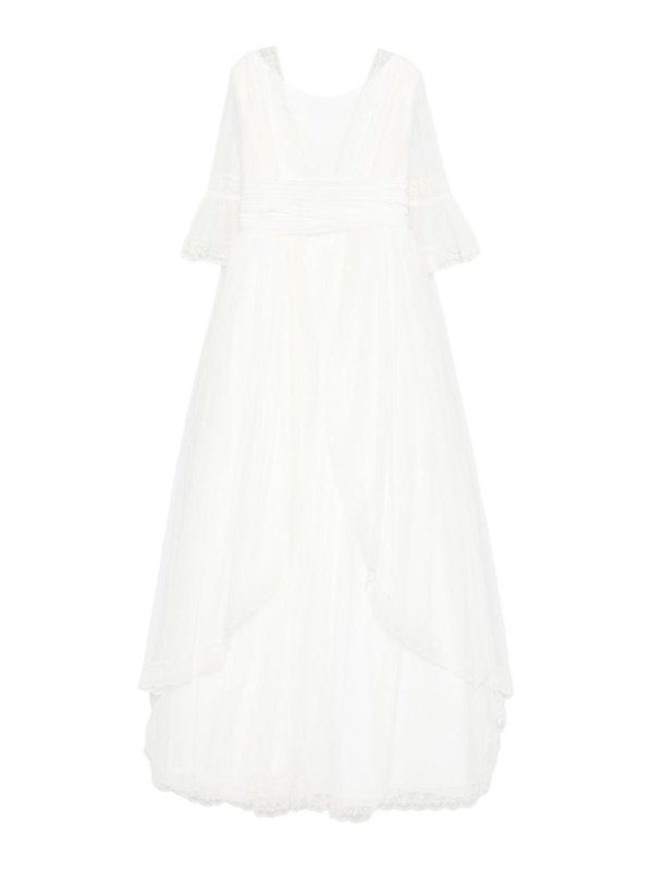 AMAYA: ニーレングスドレス - 膝丈ドレス - クリーム