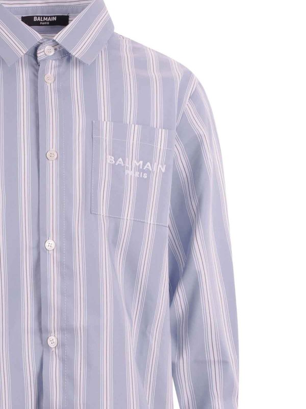 Balmain: シャツ online - シャツ - ブルー