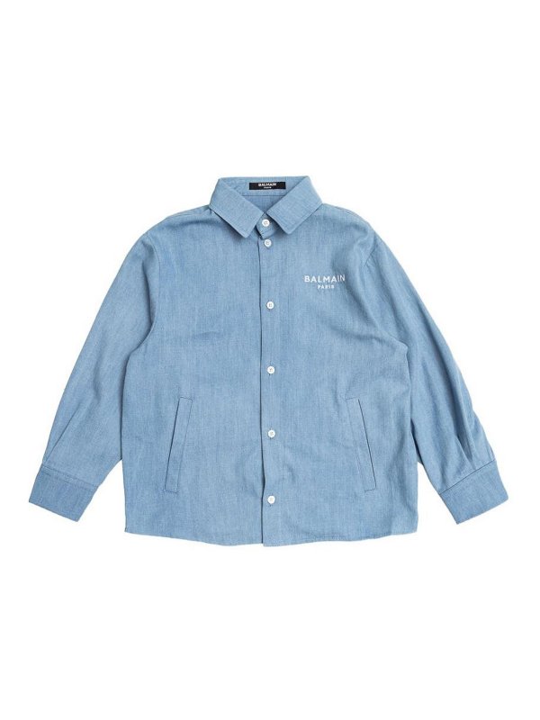 Balmain: Camisas - Camisa - Azul