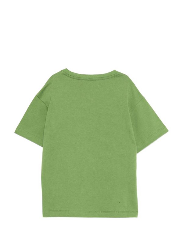 Balmain: T-shirts online - T-Shirt - Grün