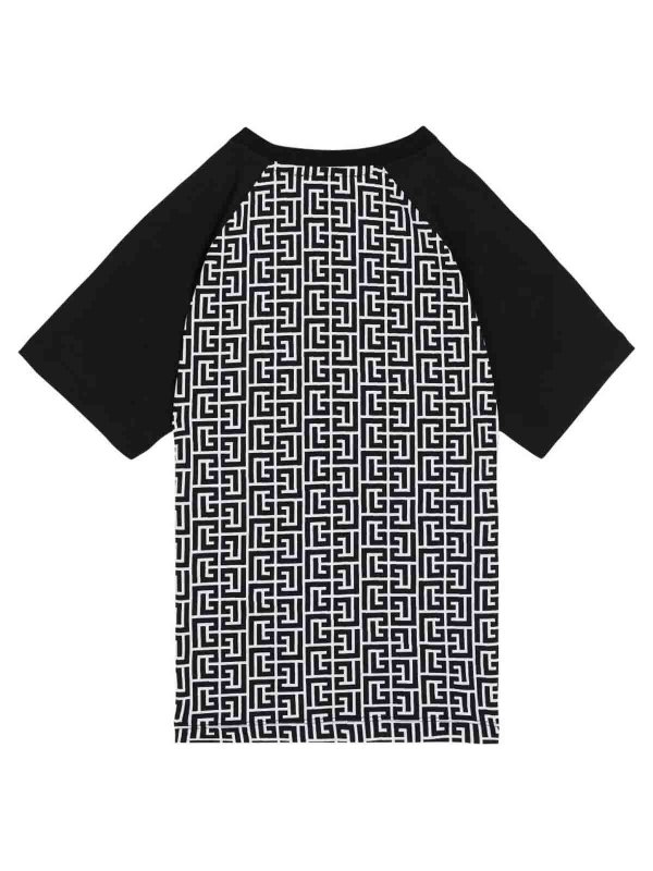 Balmain: t-shirts online - Monogram T-Shirt