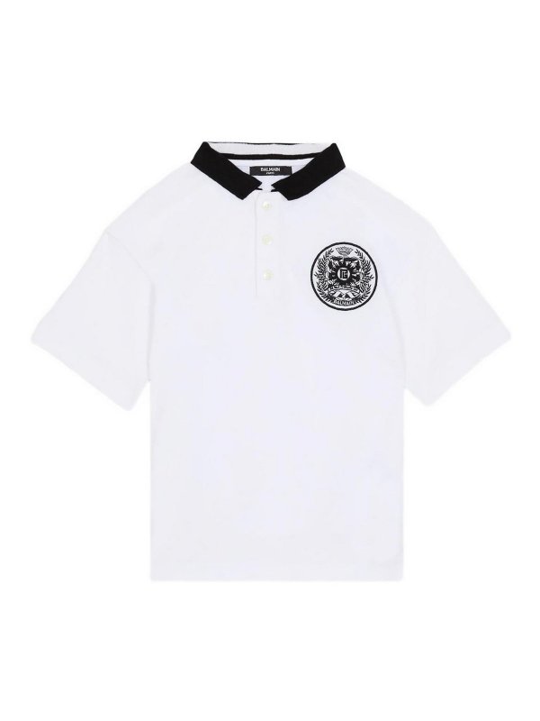 Balmain: ポロシャツ - ポロシャツ - 白