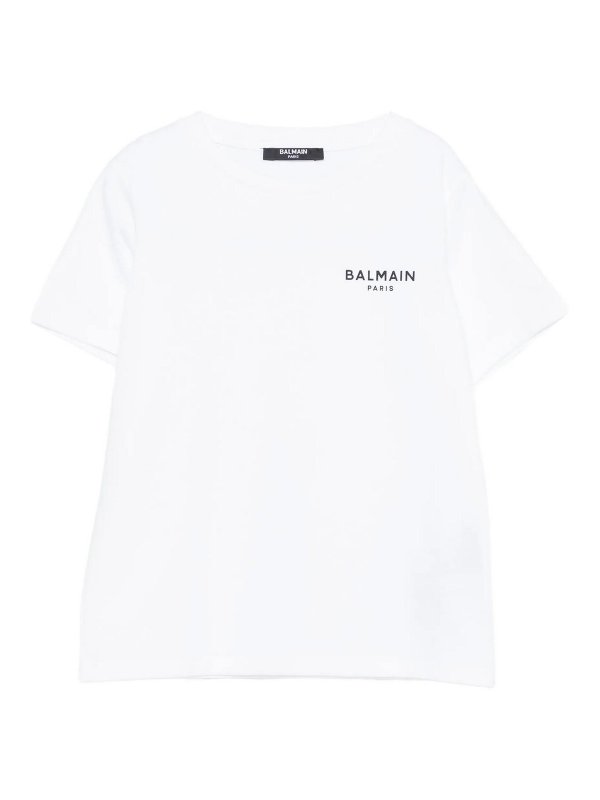 Balmain: Camisetas - Camiseta - Blanco