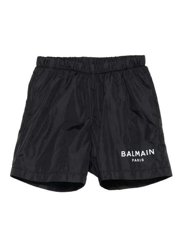 Balmain: Badeanzüge und Badehosen - Badehose - Schwarz