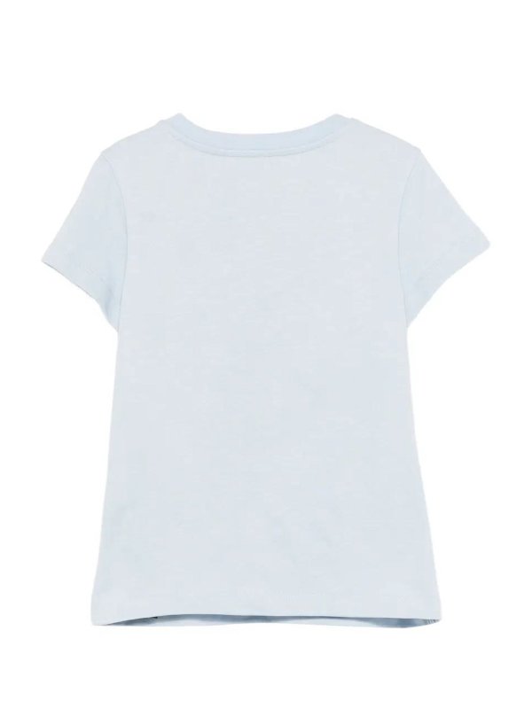 Balmain: T-shirts online - T-Shirt - Blau