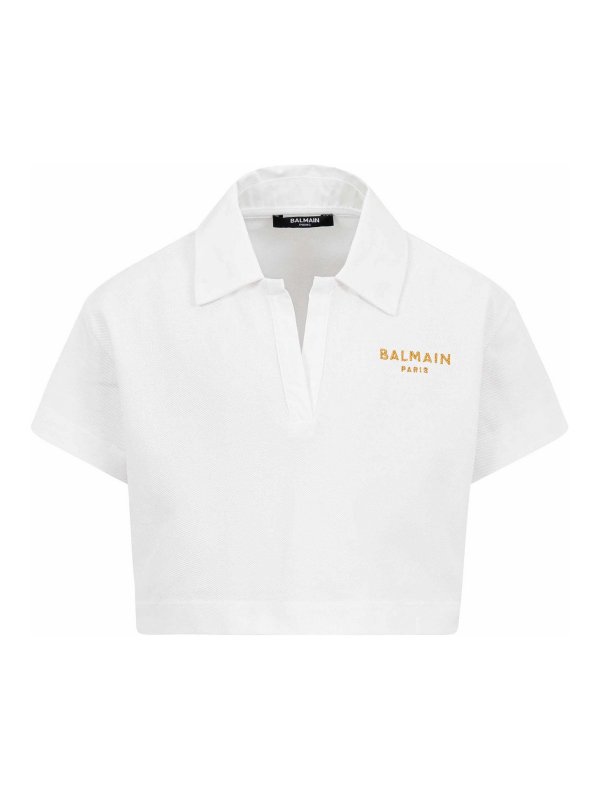 Balmain: camicie - Camicia Con Logo