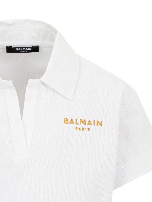 Balmain: camicie online - Camicia Con Logo