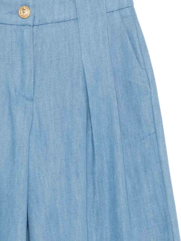 Balmain: カジュアルトラウザー online - カジュアルパンツ - ブルー