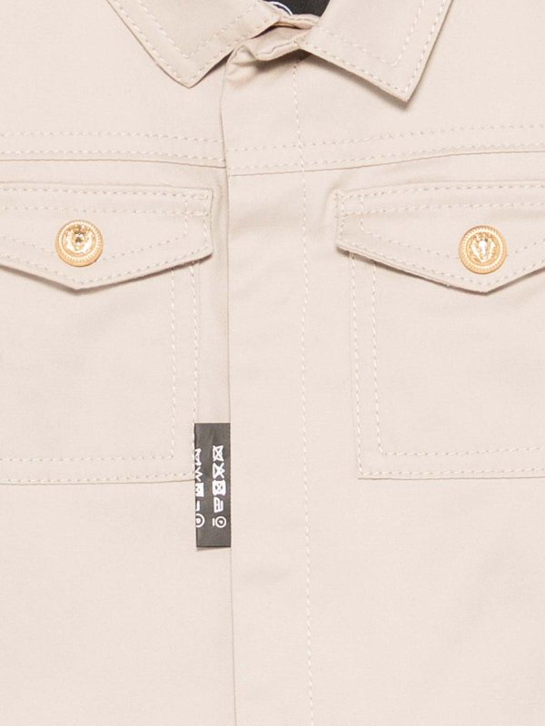 Balmain: カジュアルジャケット online - カジュアルジャケット - ベージュ