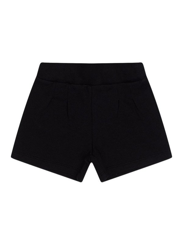Balmain: トラウザーショーツ - ショートパンツ - 黒