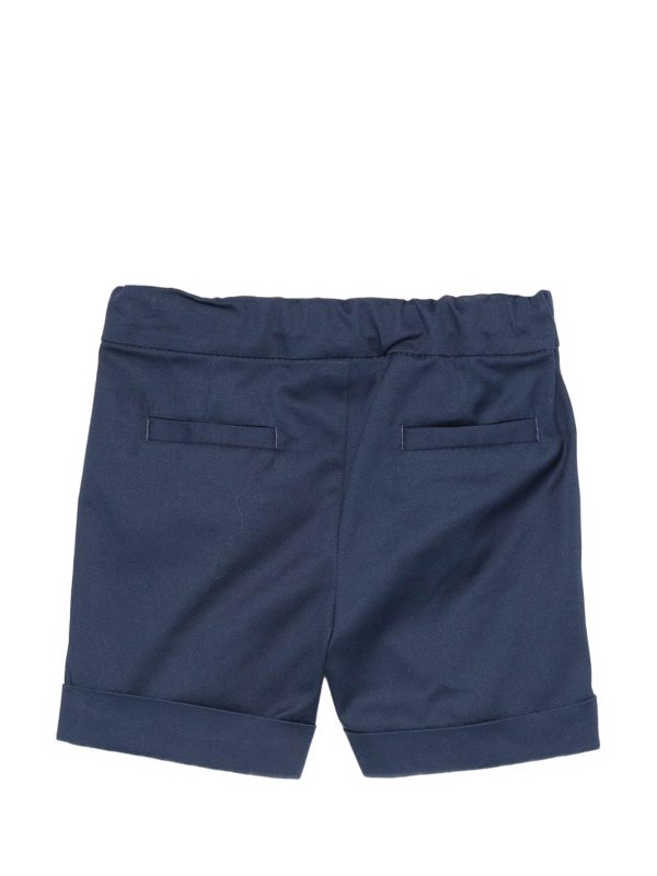 Balmain: pantaloni shorts online - Bermuda Con Pieghe