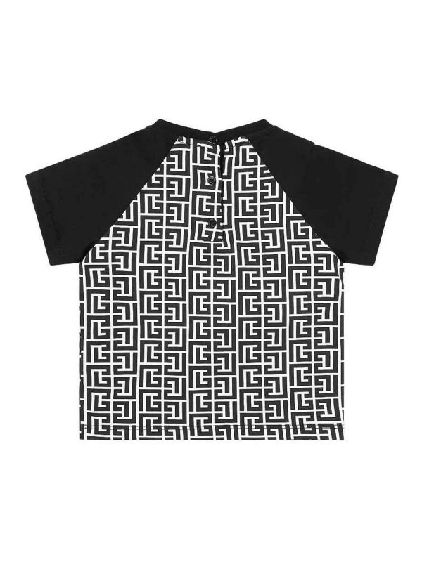 Balmain: t-shirts online - Monogram T-Shirt