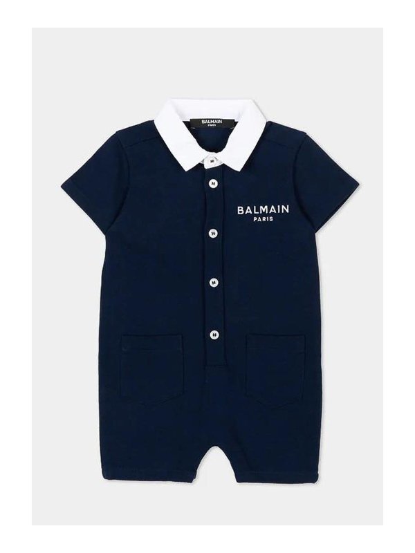 Balmain: jumpsuits - Onesie With Logo