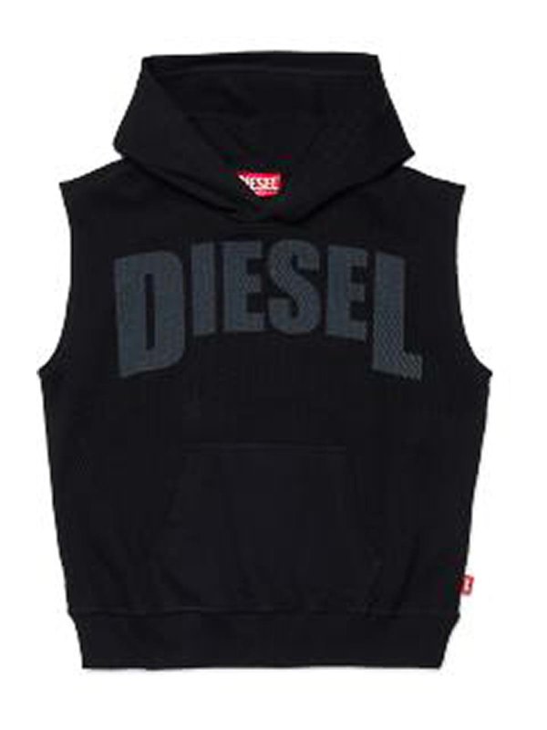 DIESEL: Sudaderas y suéteres - Sudadera - Negro