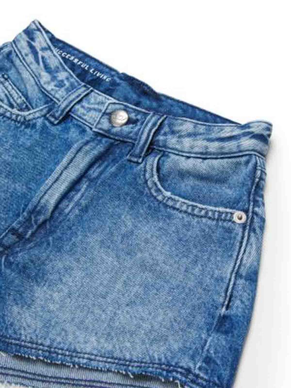 The Best Shops DIESEL: トラウザーショーツ - ショートパンツ - ブルー