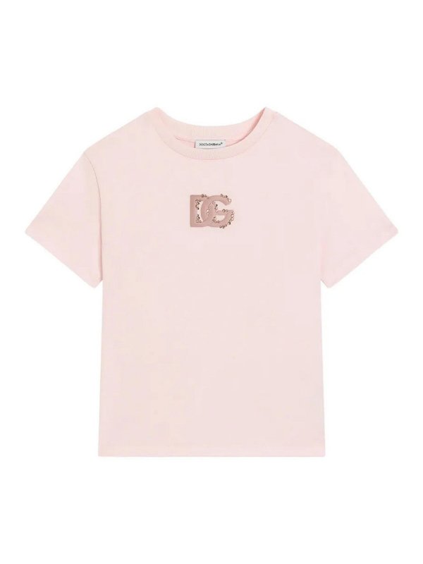 Dolce & Gabbana Jr Tシャツ - ヌードカラー|L5JTQUG7P0KF0662