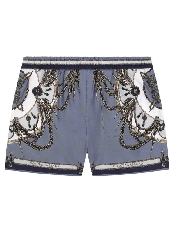 Dolce & Gabbana Jr: トラウザーショーツ online - ショートパンツ - ブルー