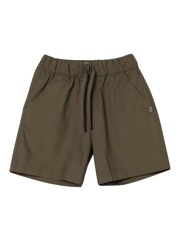 DONDUP: Trousers Shorts - Shorts With Logo