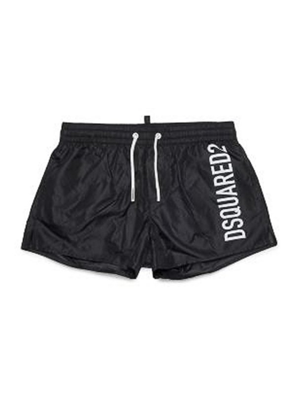 DSQUARED2: 水着 - スイムショーツ/スイムトランクス - 黒