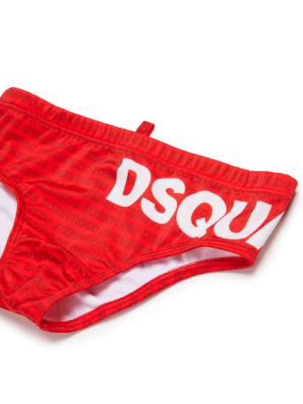 The Best Shops DSQUARED2: 水着 - スイムショーツ/スイムトランクス - 赤