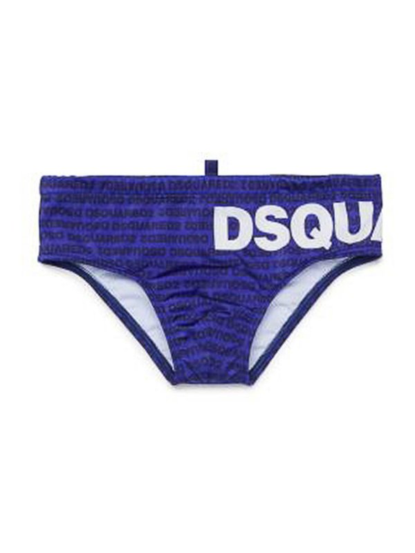 DSQUARED2: Badeanzüge und Badehosen - Badehose - Blau