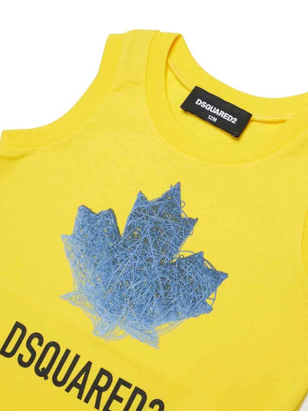The Best Shops DSQUARED2: トップス＆タンクトップ - トップ/タンクトップ - イエロー