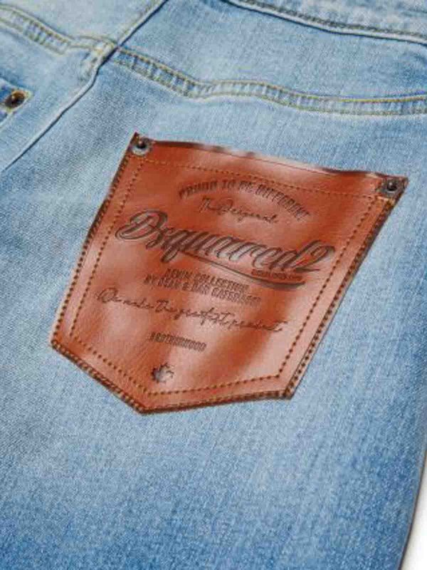 フレアジーンズ - ブルー shop online: DSQUARED2