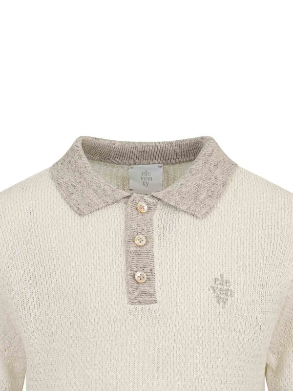 ELEVENTY: ポロシャツ online - ポロシャツ - クリーム