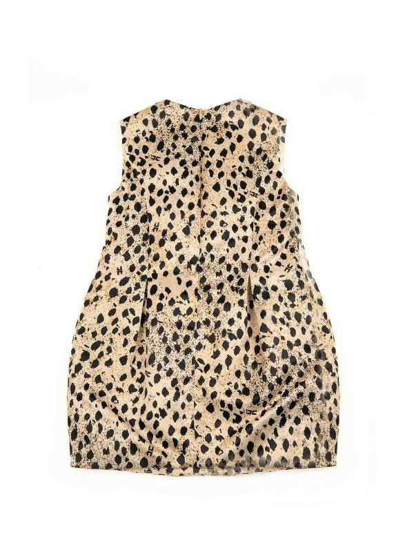 ELISABETTA FRANCHI: ニーレングスドレス online - 膝丈ドレス - ベージュ