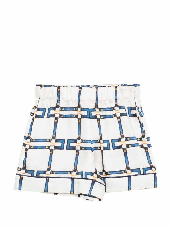 ELISABETTA FRANCHI: トラウザーショーツ online - ショートパンツ - クリーム