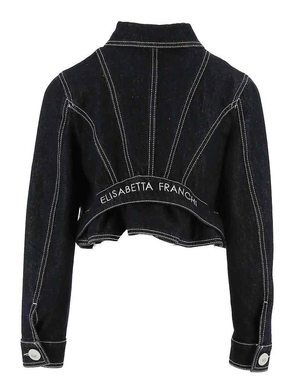 ELISABETTA FRANCHI: カジュアルジャケット online - カジュアルジャケット - ブルー