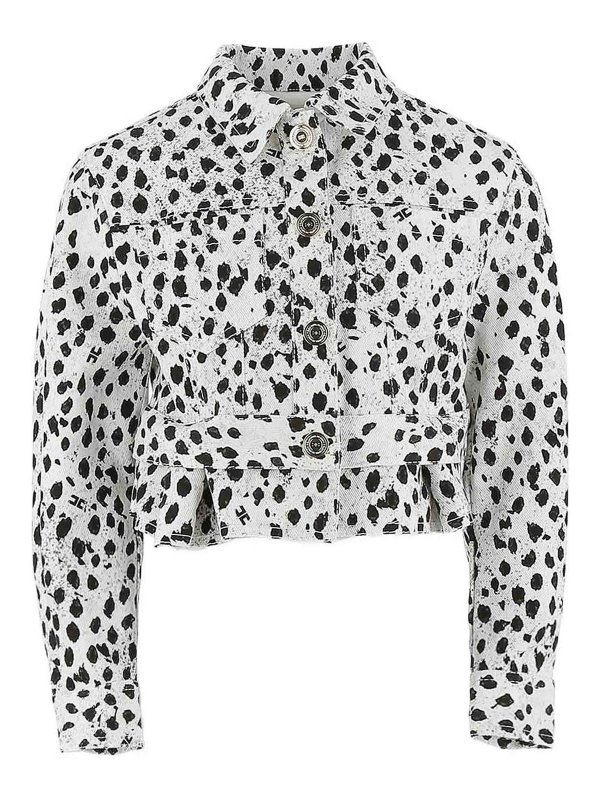 ELISABETTA FRANCHI: blazers - Printed Jacket