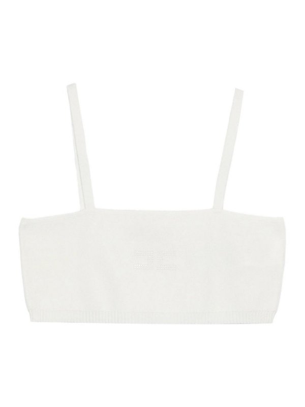 ELISABETTA FRANCHI: トップス＆タンクトップ - トップ/タンクトップ - ベージュ