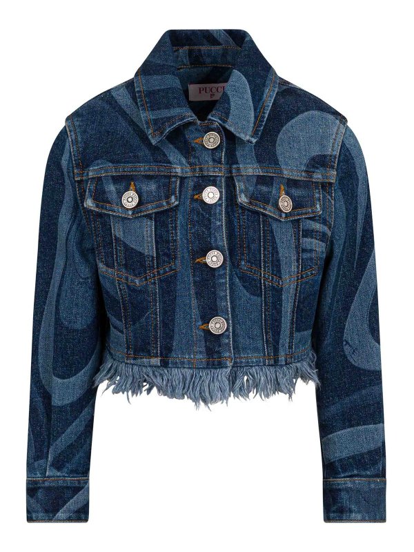 EMILIO PUCCI: casual jackets - Frayed Jacket