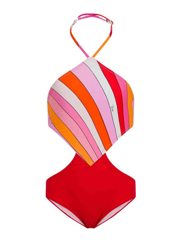 EMILIO PUCCI: Badeanzüge - Badeanzug - Rot