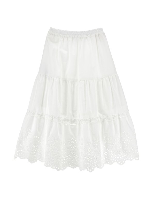 ERMANNO SCERVINO: ニーレングススカート＆ミディ丈 online - 膝丈/ミディスカート - 白