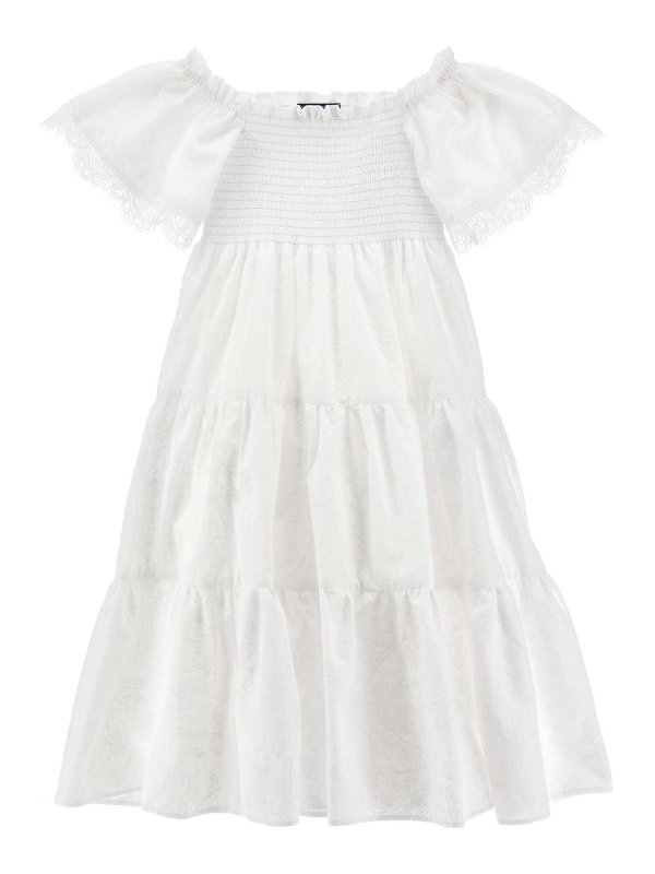 ERMANNO SCERVINO: ニーレングスドレス - 膝丈ドレス - 白