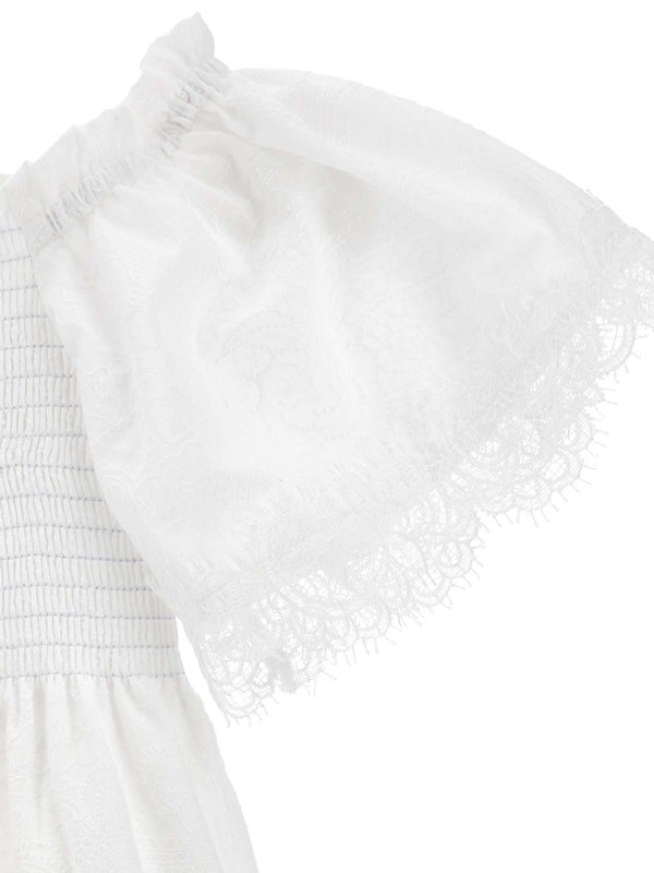 The Best Shops ERMANNO SCERVINO: ニーレングスドレス - 膝丈ドレス - 白