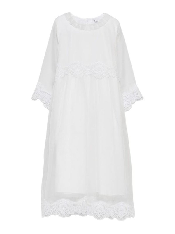 JESURUM: ニーレングスドレス - 膝丈ドレス - 白