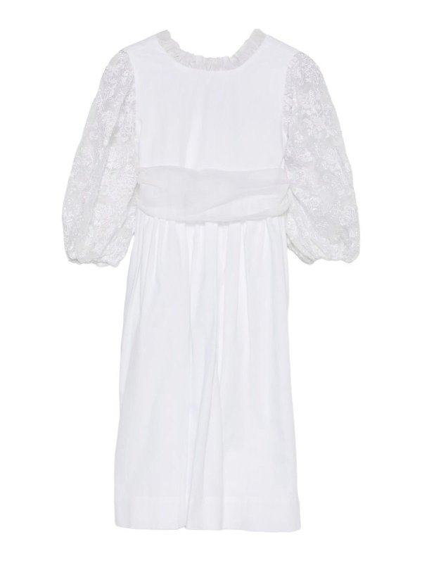 JESURUM: ニーレングスドレス - 膝丈ドレス - 白