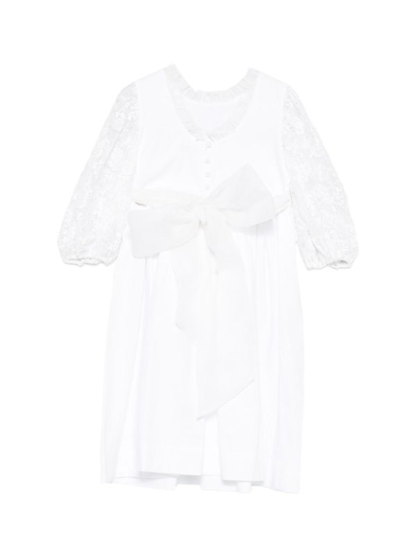 JESURUM: ニーレングスドレス online - 膝丈ドレス - 白