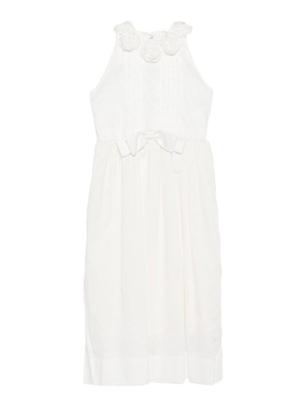 JESURUM: Knielange Kleider - Knielanges Kleid - Weiß