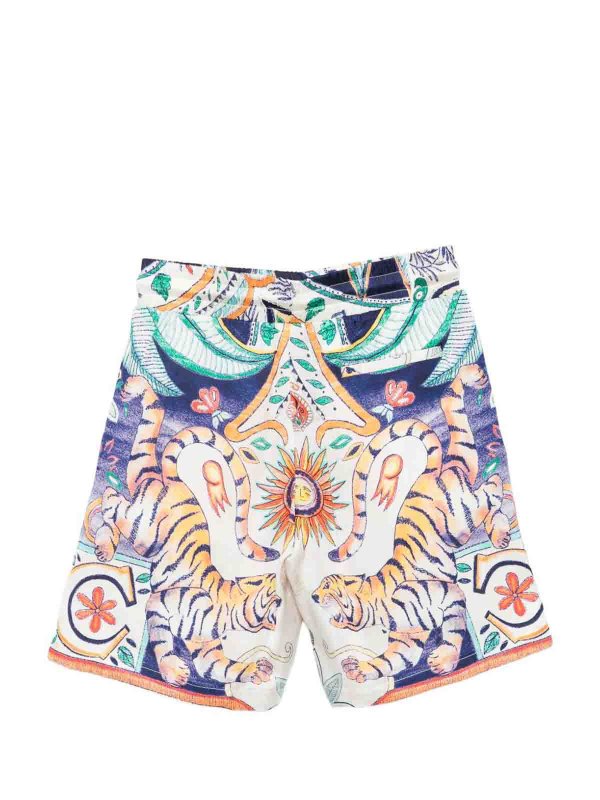 JUST CAVALLI: トラウザーショーツ online - ショートパンツ - ベージュ