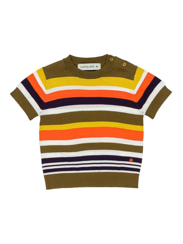 MANUEL RITZ : Pull col rond - Pull Col Rond - Multicolore