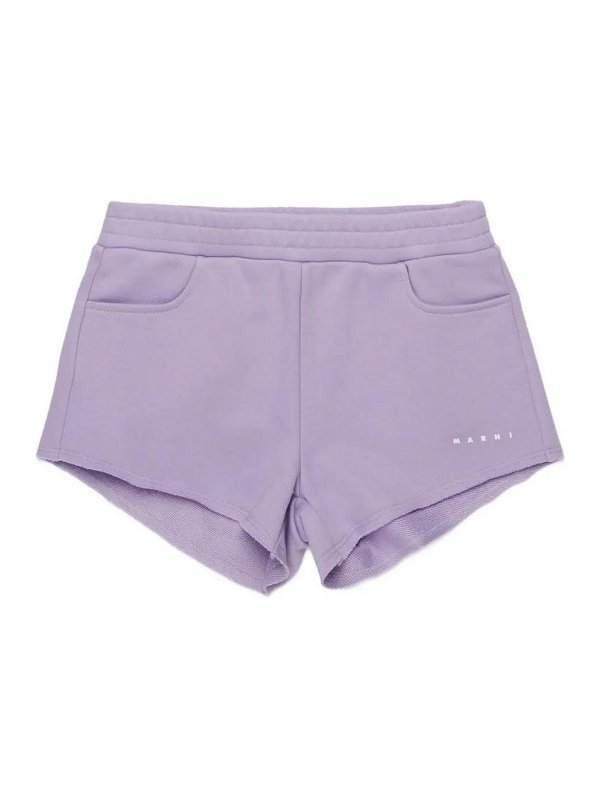 Marni: pantaloni shorts - Shorts Con Logo