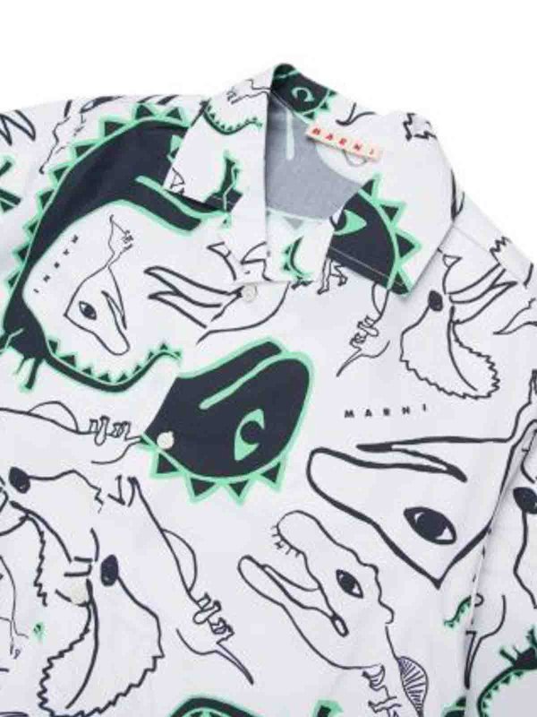 The Best Shops Marni: Camisas - Camisa - Blanco