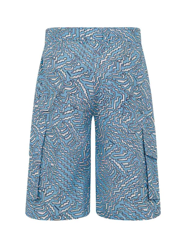 MISSONI: トラウザーショーツ online - ショートパンツ - ブルー