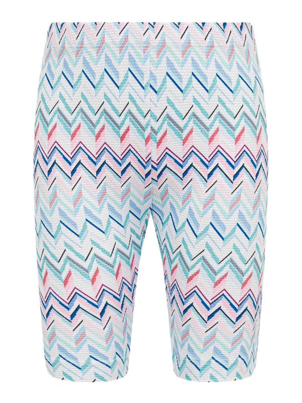 MISSONI: トラウザーショーツ - ショートパンツ - ブルー