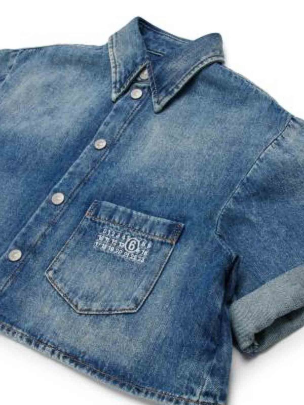 The Best Shops MM6 MAISON MARGIELA: シャツ - シャツ - ブルー