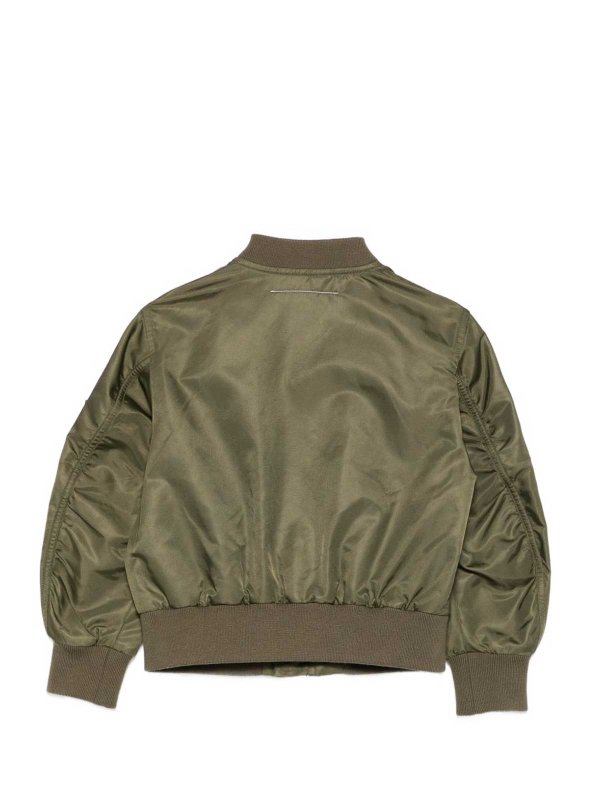 MM6 MAISON MARGIELA: ボンバージャケット online - ボンバージャケット - 緑